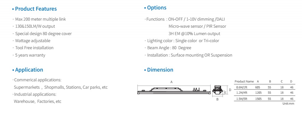 Linear trunking system from Toppo lighting