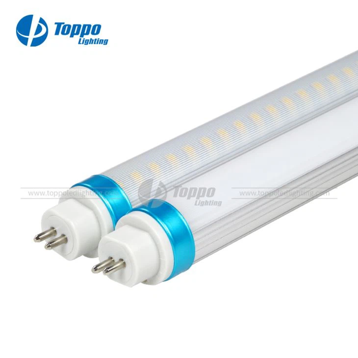 T8 LED টিউব 90-105lm / ঘূর্ণমান যোগ্য ক্যাপ সঙ্গে w
